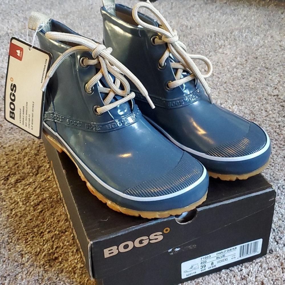 Bogs Charlot Gum Rubber Waterproof Low Boots